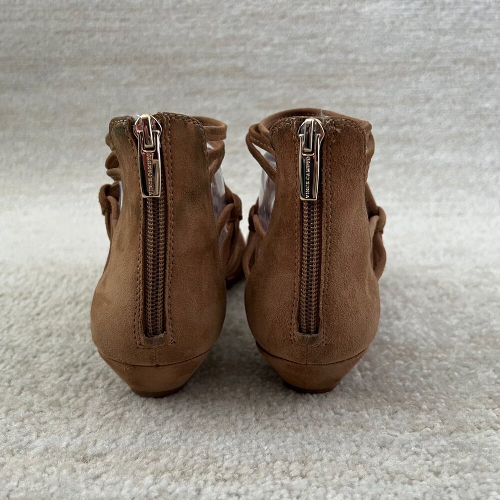 Vince Camuto Setensa Tan Open Toe Strappy Gladiator Sandals Shoes 9 - Picture 4 of 10